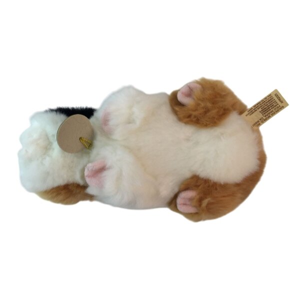 Aurora Miyoni American Guinea Pig Plush Stuffed Animal Toy Realistic Tri-Color - Picture 5 of 9